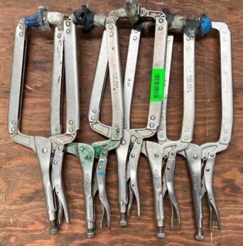 (5) 18" LOCKING C-CLAMP VISE GRIP