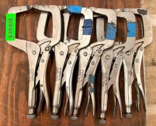 (5) 11" LOCKING C-CLAMP VISE GRIP