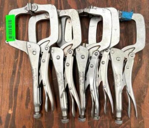 (5) 11" LOCKING C-CLAMP VISE GRIP