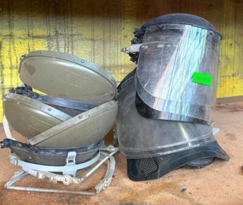 ASSORTED PROTECTIVE FACE SHIELDS AS SHOWN