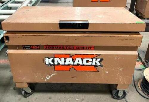 KNAACK 48" STEEL ROLLING JOBSITE TOOL STORAGE CHEST