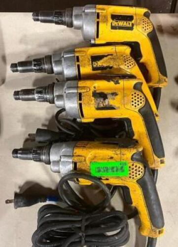 (4) - VARIABLE SPEED REVERSING VERSA-CLUTCH CORDED SCREWDRIVERS