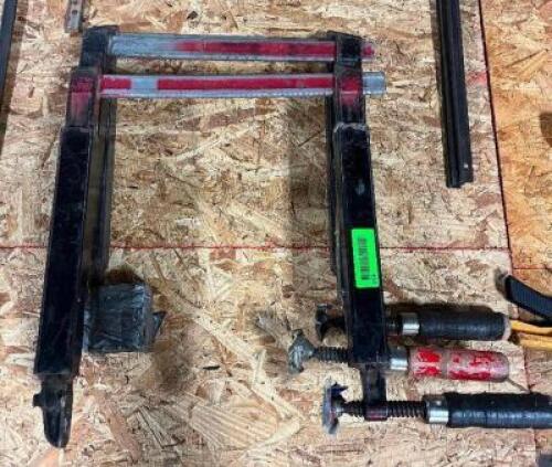 (3) - MANUAL TABLE CLAMPS