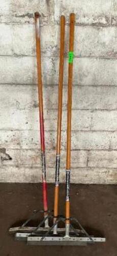 (3) - FLOOR SQUEEGEES