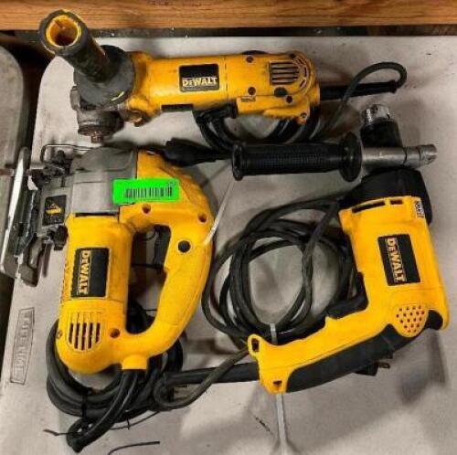 (3) - PC. CORDED JIG SAW AND HAMMER DRILL SET