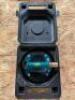(2) - 8 INCH WOODS POWER GRIP SUCTION CUPS / LIFTERS WITH HARD SHELL CASES - 3
