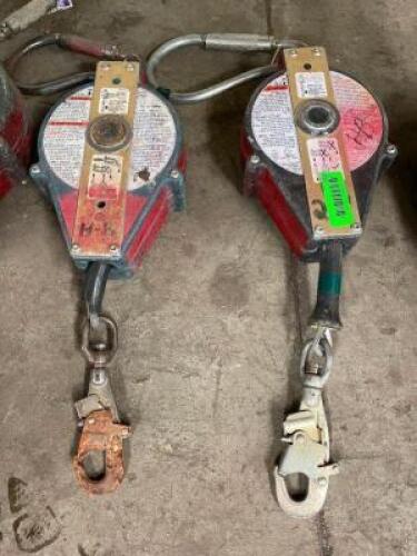 (2) - SELF RETRACTING LIFELINES
