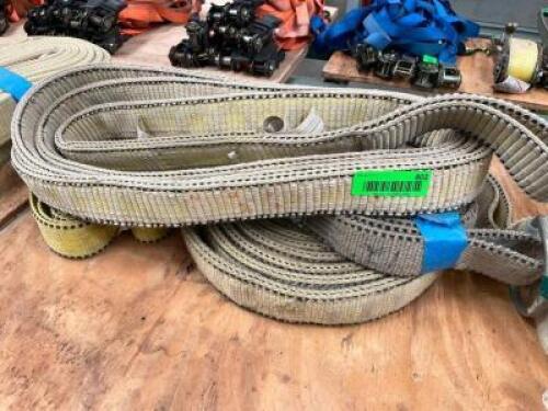 (4) - ASSORTED TOW STRAPS