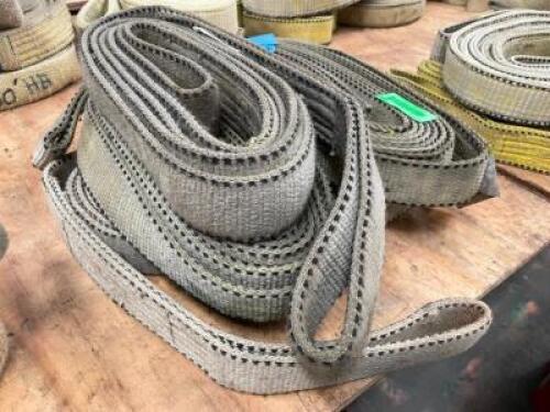 (4) - ASSORTED TOW STRAPS