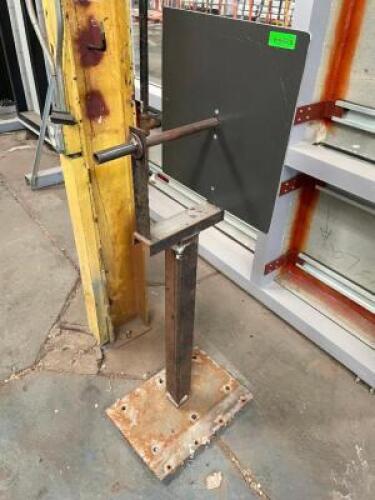 INDUSTRIAL STEEL FRAMED SPOOL DISPENSER STAND