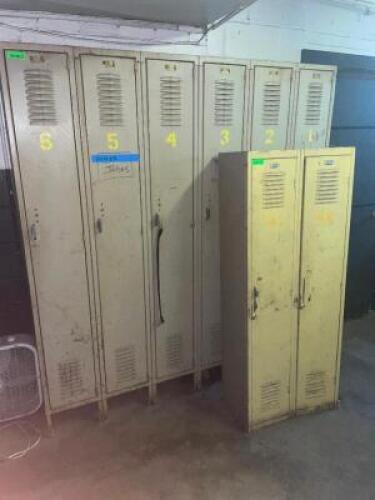 6 SECTION LOCKER SYSTEM