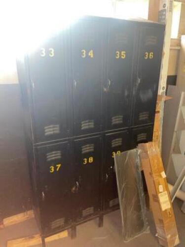 8 SECTION LOCKER SYSTEM