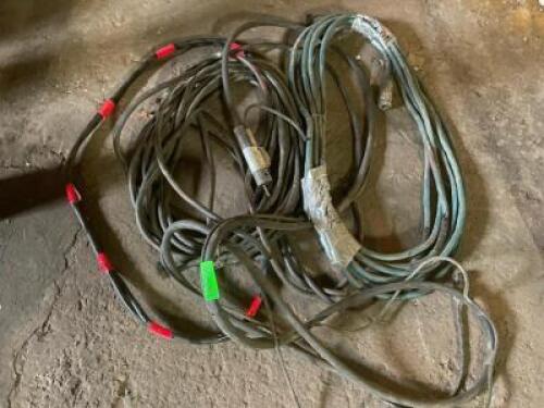 (2) - 50' HEAVY DUTY WELDING LEAD