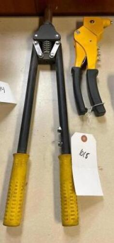 (2) - MANUAL HAND RIVET PUNCHES