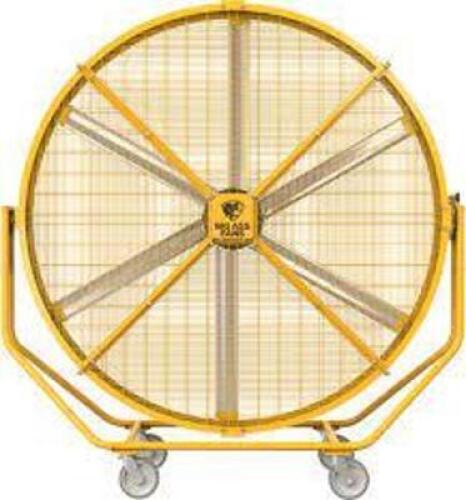 DESCRIPTION: (1) GIAN FAN BRAND/MODEL: BIG ASS FAN COMPANY #AG2-0801 INFORMATION: YELLOW RETAIL$: 12575.48 SIZE: 96 IN DOES NOT WORK MUST COME INSPECT