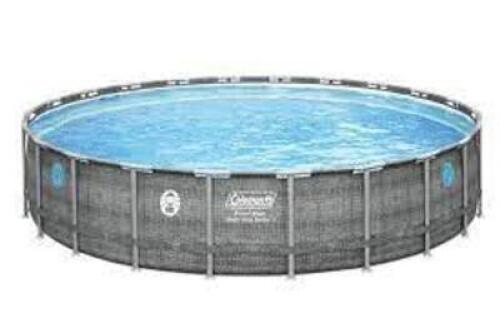 DESCRIPTION: (1) POWER STEEL FRAME ABOVE GROUND POOL BRAND/MODEL: COLEMAN INFORMATION: STEEL RETAIL$: $1000 EA SIZE: 22' X 48" QTY: 1
