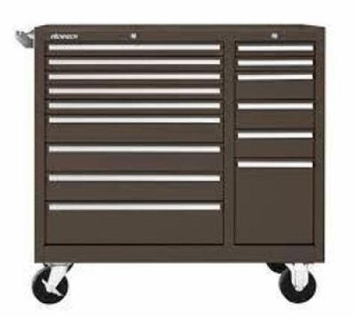 DESCRIPTION: (1) ROLLING TOOL CABINET BRAND/MODEL: KENNEDY #54DM83 INFORMATION: BROWN, MATTE RETAIL$: $2259.67 EA SIZE: 39-3/8"X18"X39" QTY: 1