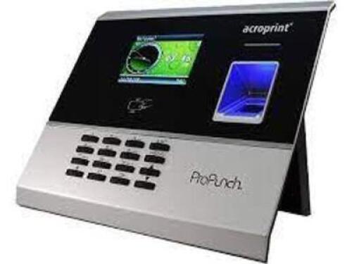 DESCRIPTION: (1) TIME CLOCK BRAND/MODEL: ACROPRINT PROPUNCH #01-0288-000 INFORMATION: FC100 RETAIL$: 279 EA QTY: 1
