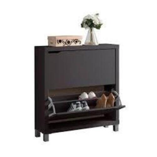 DESCRIPTION: (1) 2 DOOR SHOE RACK BRAND/MODEL: BAXTON STUDIO # 4342 INFORMATION: CAPPUCINO RETAIL$: $109.07 EA QTY: 1