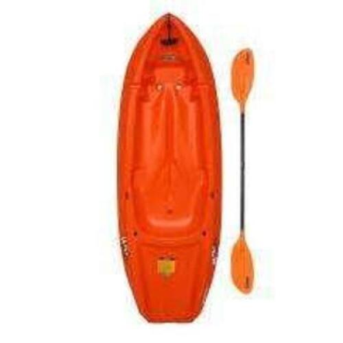 DESCRIPTION: (1) WAVE 60 YOUTH KAYAK BRAND/MODEL: LIFETIME #90154 INFORMATION: ORANGE RETAIL$: $149.99 EA SIZE: 9INX6FTX24IN QTY: 1