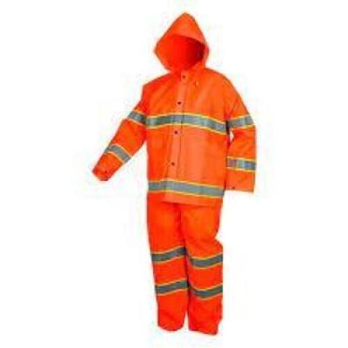 DESCRIPTION: (5) PVC ORANGE RAIN SUIT BRAND/MODEL: MCR SAFETY #2013RM INFORMATION: ORANGE IMAGES ARE FOR ILLUSTRATION PURPOSES ONLY AND MAY NOT BE AN