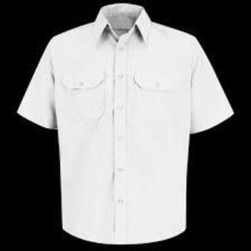 DESCRIPTION: (5) MENS WHITE DRESS SHIRT BRAND/MODEL: RED KAP #43X141 INFORMATION: WHITE RETAIL$: $26.15 EA SIZE: XL QTY: 5