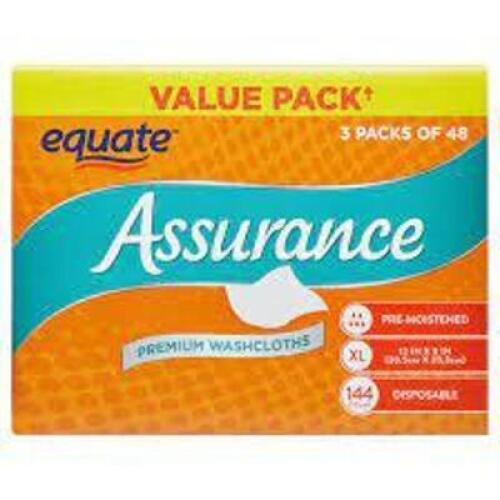 DESCRIPTION: (1) VALUE PACK OF PREMIUM WASHCLOTHS BRAND/MODEL: ASSURANCE RETAIL$: $16.99 EA QTY: 1