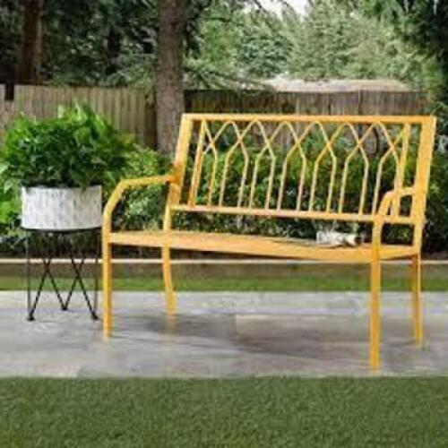 DESCRIPTION: (1) DURABLE STEEL BENCH BRAND/MODEL: MAINSTAYS MARNA INFORMATION: YELLOW RETAIL$: $100.00 EA QTY: 1