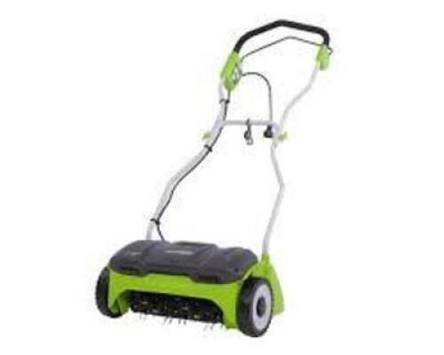 DESCRIPTION: (1) DETHATCHERBRAND/MODEL: GREENWORKSINFORMATION: GREEN AND BLACKRETAIL$: $120.00&nbsp;SIZE: 14"QTY: 1