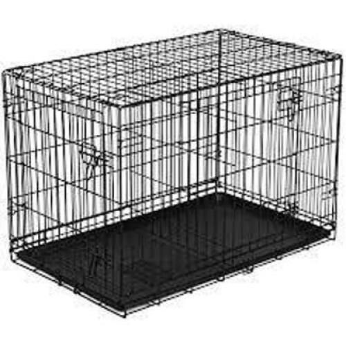 DESCRIPTION: (1) TWO DOOR DOG TRAINING CRATE BRAND/MODEL: VIBRANT LIFE RETAIL$: $65.00 EA SIZE: 48X29X31 QTY: 1