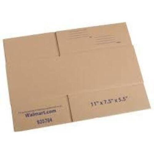 DESCRIPTION: (20) MOVING BOXES BRAND/MODEL: WALMART INFORMATION: BROWN RETAIL$: $23.00 TOTAL SIZE: 11 X 7.5X5.5 QTY: 20