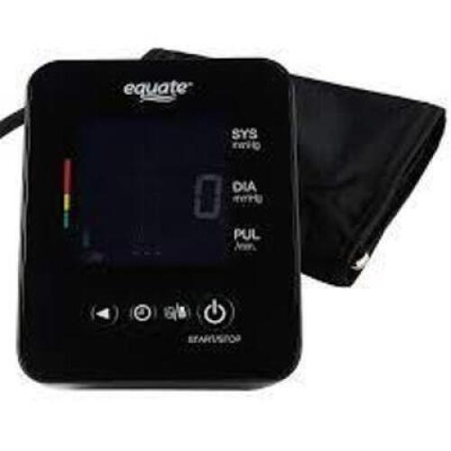 DESCRIPTION: (1) BLUETOOTH WIRE LESS BLOOD PRESSURE MONITOR BRAND/MODEL: EQUATE 6000 SERIES RETAIL$: 39.88 QTY: 1