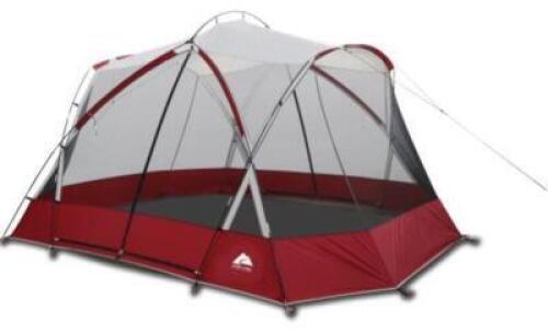 DESCRIPTION: (1) SCREEN HOUSE TENT W/ 2 LARGE ENTRANCES BRAND/MODEL: OZARK TRAIL WF-131184 RETAIL$: 99 SIZE: 13'X11'X7' QTY: 1