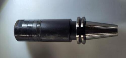 DESCRIPTION: (1) CAT40 TAPER STUB MILL HOLDER BRAND/MODEL: LYNDEX-NIKKEN C4002-150-6.60 RETAIL$: 279.99 SIZE: 11X4X4" QTY: 1