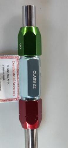 DESCRIPTION: (1) GO/NOGO GAUGE BRAND/MODEL: VERMONT GAGE 767IE201 RETAIL$: 200 SIZE: `0.00363" PI N GAUGE +/-0.00002 QTY: 1