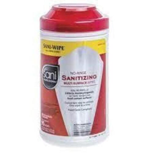 DESCRIPTION: (6) SANITIZING WIPES BRAND/MODEL: SANI PROFESSIONAL RETAIL$: $60.00 TOTAL QTY: 6