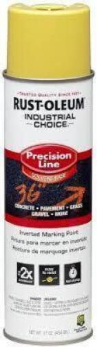 DESCRIPTION: (4) PRECISION LINE MARKING PAINT BRAND/MODEL: RUST-OLEUM #203025 INFORMATION: YELLOW RETAIL$: $6.48 EA SIZE: 17 OZ QTY: 4