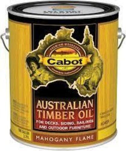 DESCRIPTION: (2) AUSTRALIAN TIMBER OIL BRAND/MODEL: CABOT INFORMATION: HONEY TEAK RETAIL$: $100.00 EA SIZE: 1 GALLON QTY: 2