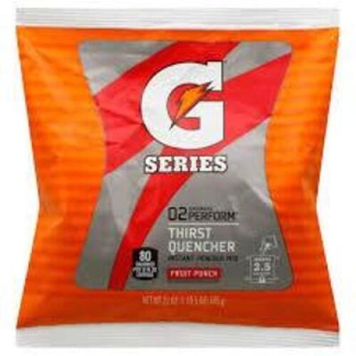 DESCRIPTION: (4) THIRST QUENCHER POWDER BRAND/MODEL: GATORADE INFORMATION: FRUIT PUNCH RETAIL$: $6.78 EA SIZE: 1 LB QTY: 4