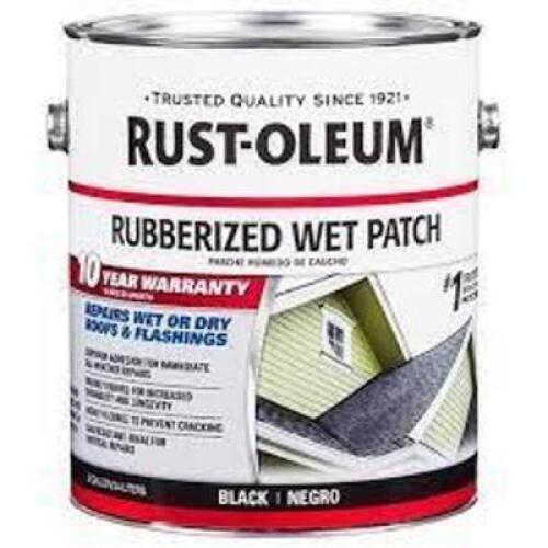 DESCRIPTION: (1) RUBBERIZED WET PATCH BRAND/MODEL: RUST-OLEUM INFORMATION: BLACK RETAIL$: $25.30 EA SIZE: 1 GALLON QTY: 1