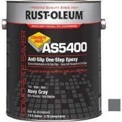 DESCRIPTION: (1) ANTI-SLIP ONE STEP EPOXY BRAND/MODEL: RUST-OLEUM AS5400 INFORMATION: NAVY GRAY RETAIL$: $105.89 EA SIZE: 1 GALLON QTY: 1