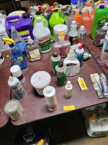 DESCRIPTION: (1) MISC TABLE OF CHEMICALS QTY: 1