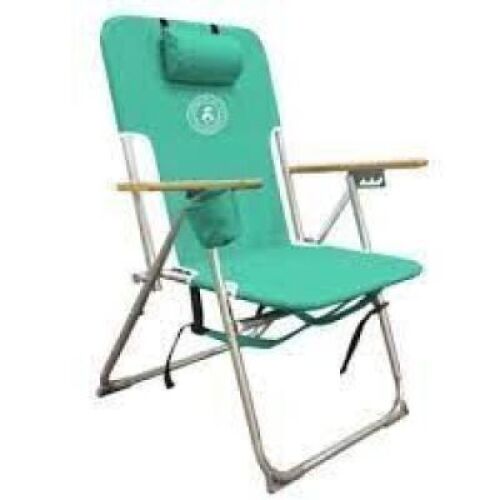DESCRIPTION: (1) RELINING BEACH CHAIR IN TEAL BRAND/MODEL: CARRIBEAN JOES CJ-7779 RETAIL$: 54.99 QTY: 1