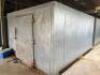 DESCRIPTION: 16' X 12' WALK IN FREEZER BRAND/MODEL: CROWN TONKA INFORMATION: COMPRESSOR ON BUILDING ROOF, REQUIRES PUMP DOWN. 230 VOLT, 3 PHASE SIZE:
