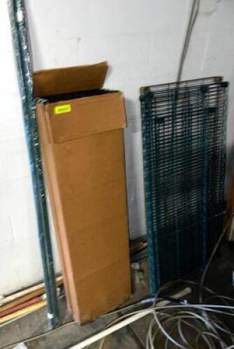 DESCRIPTION: (1) LOT OF ASSORTED 36" WIRE SHELVING INSERTS. LOCATION: WAREHOUSE QTY: 1