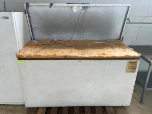 DESCRIPTION: 60" CHEST FREEZER. INFORMATION: NOT WORKING LOCATION: WAREHOUSE QTY: 1