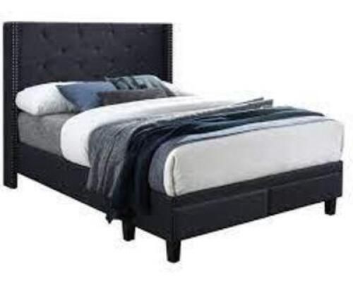 NAME: (SIDERAILS ONLY) FOR Acme Ireland Eastern King PU Platform Bed in Black