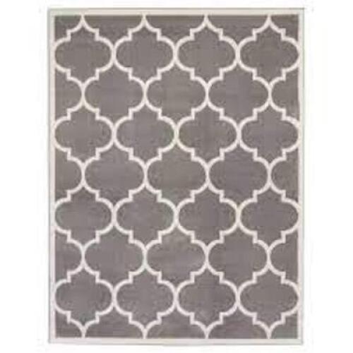 NAME: Contemporary Moroccan Gray 8 ft. x 10 ft. Abstract Area Rug