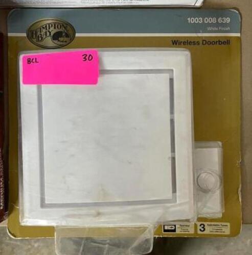 NAME: Hampton Bay Wireless Doorbell Kit White