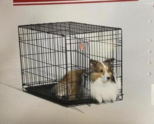 NAME: ICRATE DOG CAGE WITH DIVIDER INCLUDED